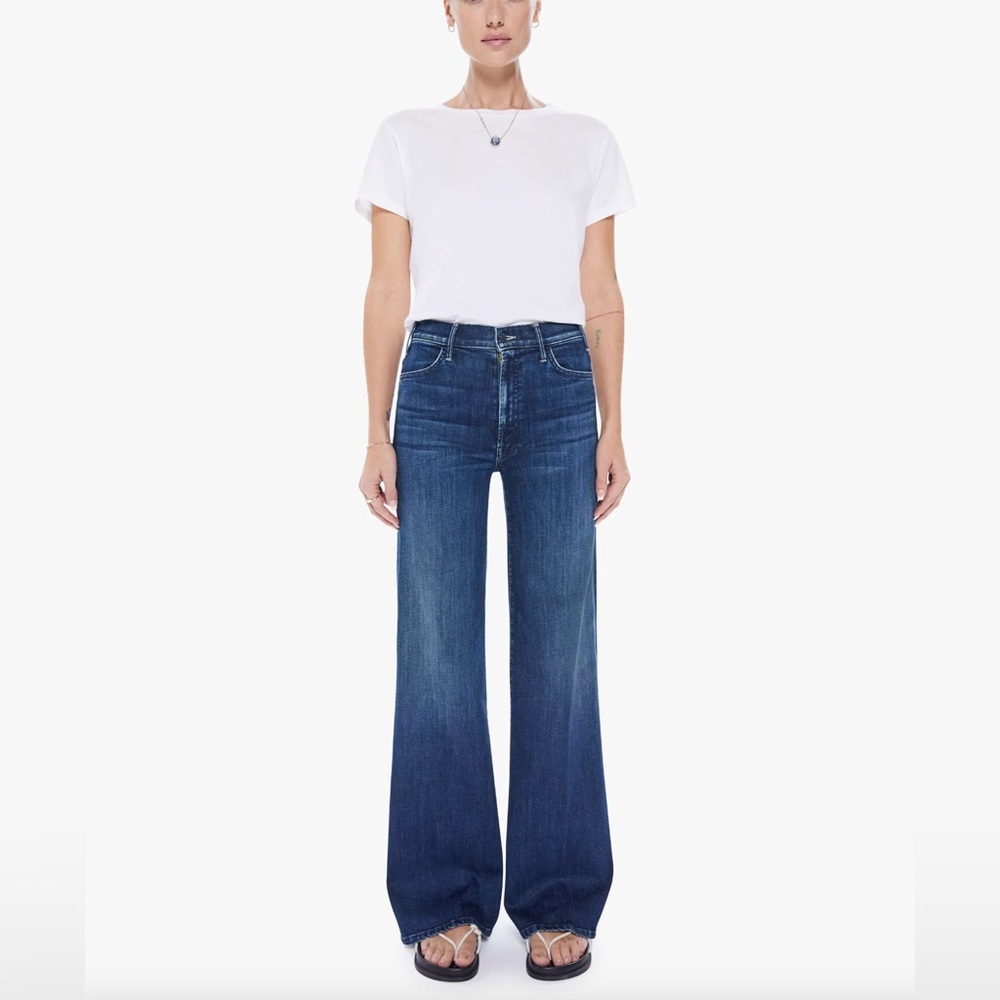 MOTHER Dark Blue Flare Jeans